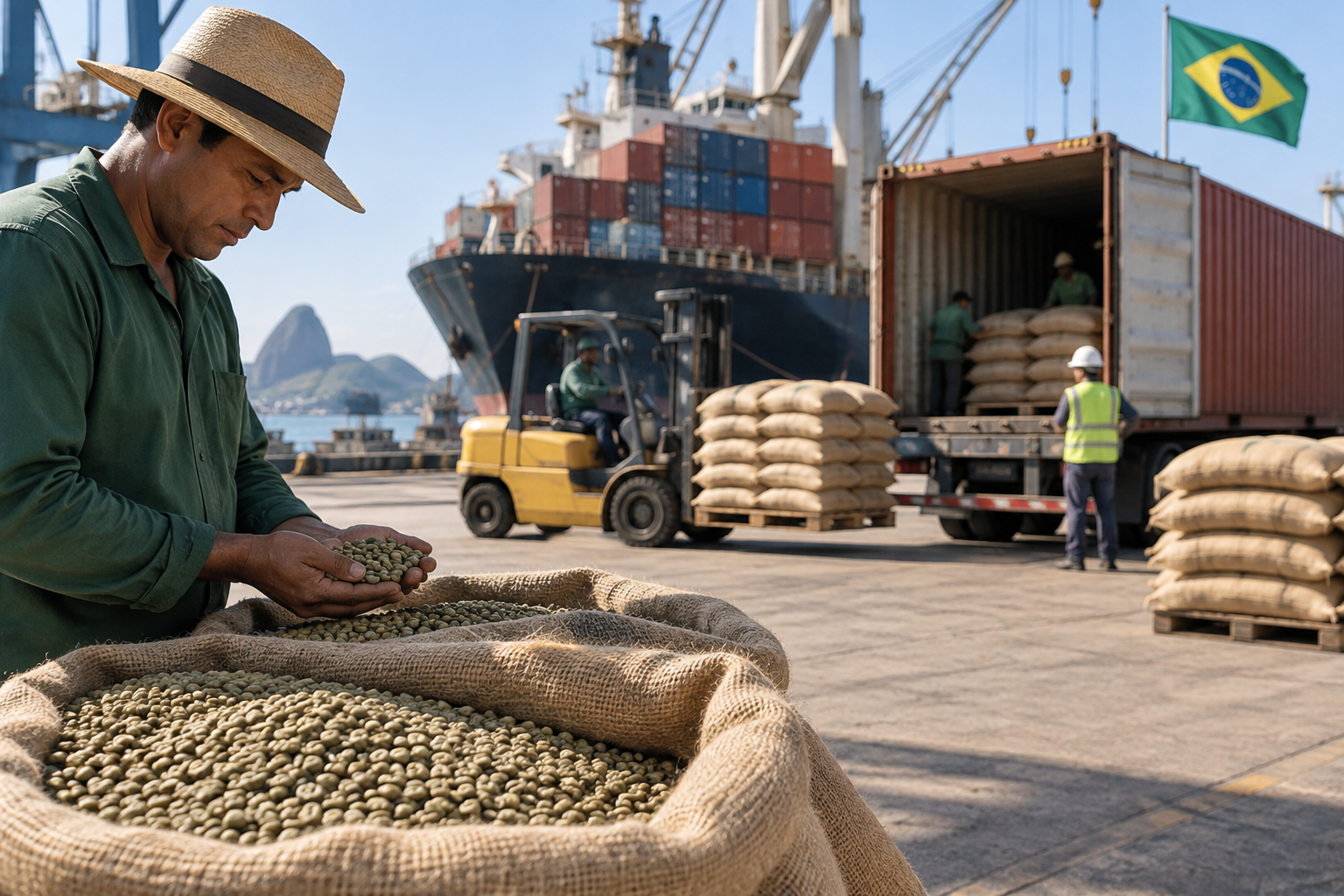 Coffee Exporters in Brazil: Sourcing Green Coffee Beans for U.S. Roasters