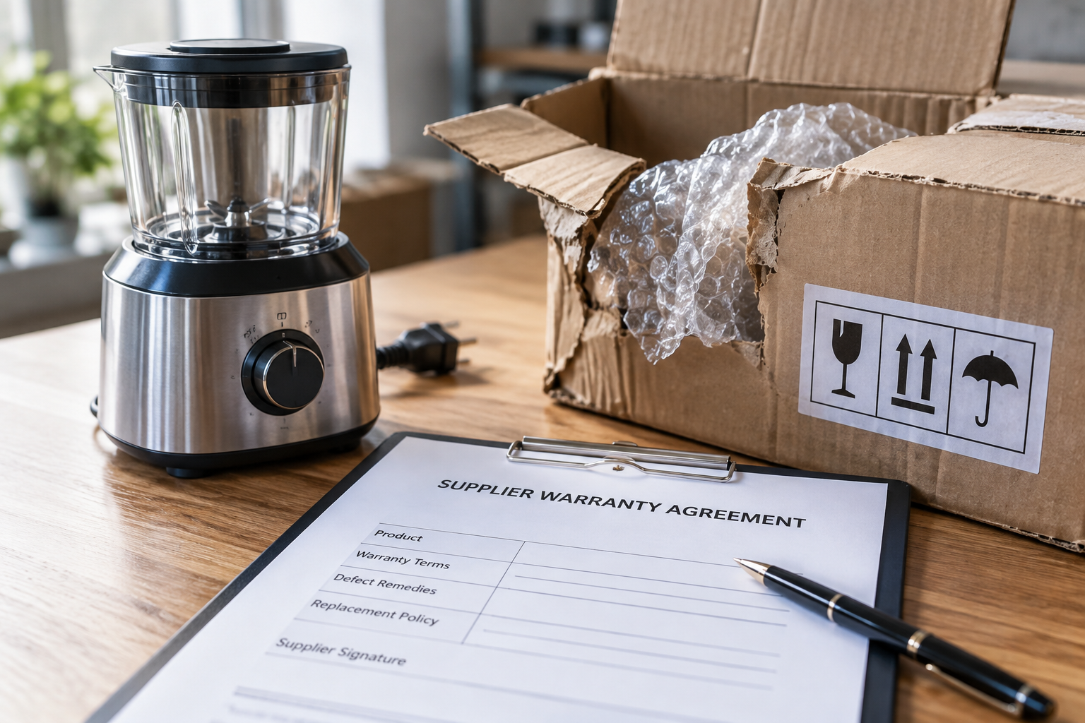 Supplier Warranty Agreement: Set Defect Remedies Before Placing an Import Order